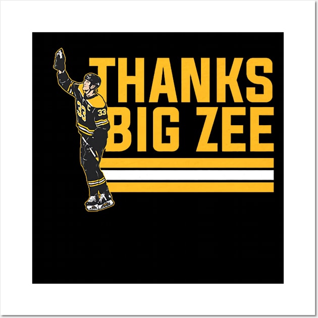 Zdeno Chara Thanks Big Zee Wall Art by stevenmsparks